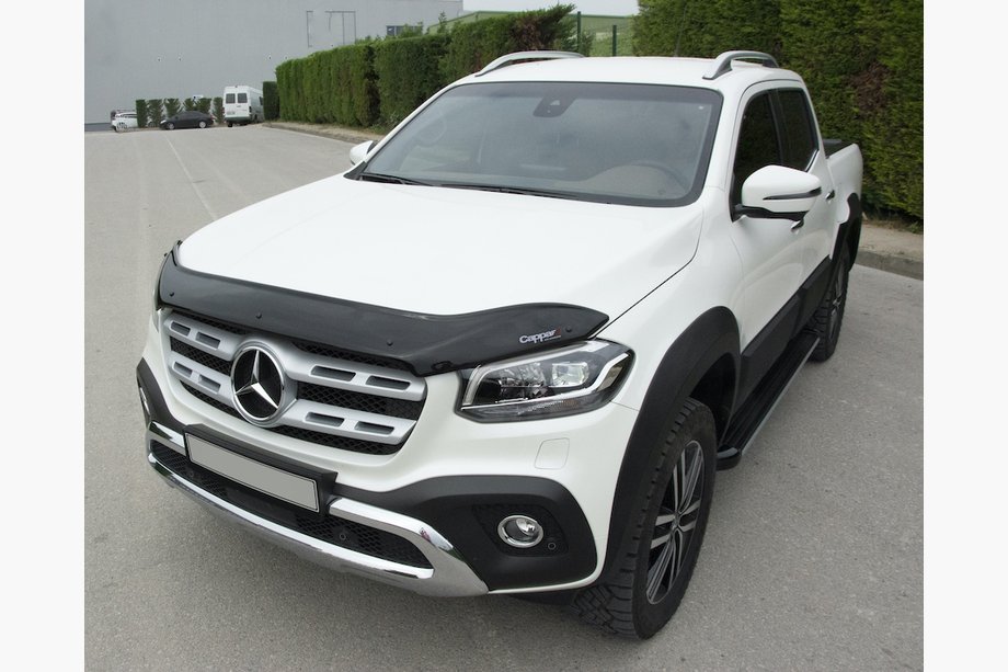 Mercedes X class 2017-2020 гг. Дефлектор капота (EuroCap) Image