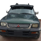 Mitsubishi L200 1996-2006 гг. Козырек на лобовое стекло (черный глянец, 5мм) фото 1