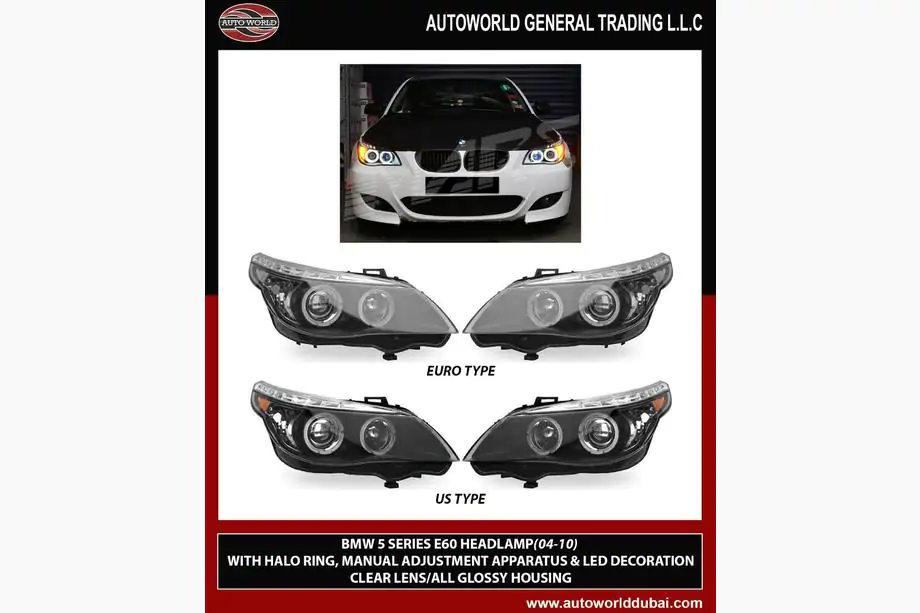 BMW 5 серия E60/E61 2003-2010 гг. Передние фары (2 шт) Image