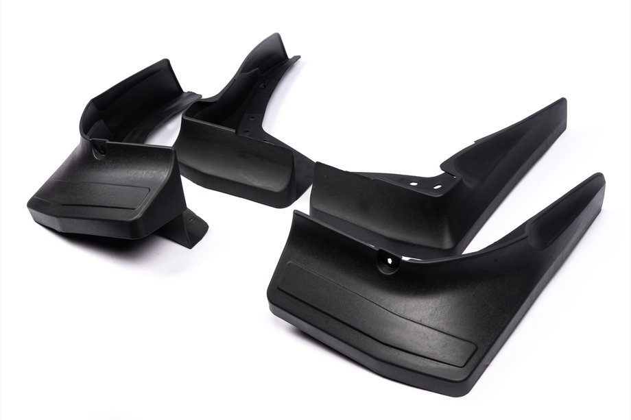 Mercedes GL/GLS class X166 2012-2019 гг. Премиум брызговики с порогами (для Base, 4 шт) Image