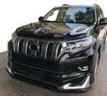 Toyota Land Cruiser Prado 150 2009-2023 гг. Накладки на передний и задний бампер Modelista V1 (2017-) Белый фото 2