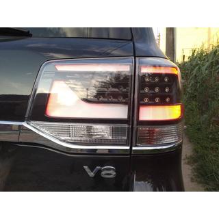 Задние Фонари 2016+ (Executive Black) Toyota Land Cruiser 200 2007-2021 гг. фото 4