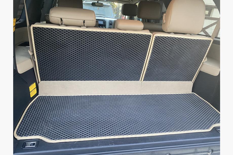 Toyota Sequoia 2007-2022 гг. Коврик багажника (EVA, черный) Image