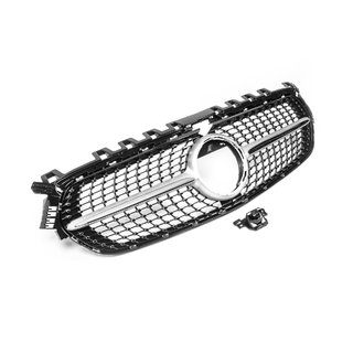 Передняя решетка Diamond Silver (для Base) Mercedes B-class W247 2019- гг. фото 3