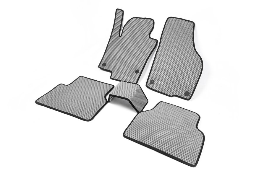 Volkswagen Tiguan 2007-2016 гг. Коврики EVA (Серые) Image