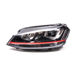 Передняя Фара GT LED (Левая, Оригинал, Б/У) Volkswagen Golf 7/E-Golf 2012-2020 гг. фото 1