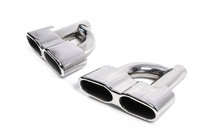 Mercedes C-class W204 2007-2015 гг. Насадки на Выхлоп AMG C63 фото 1