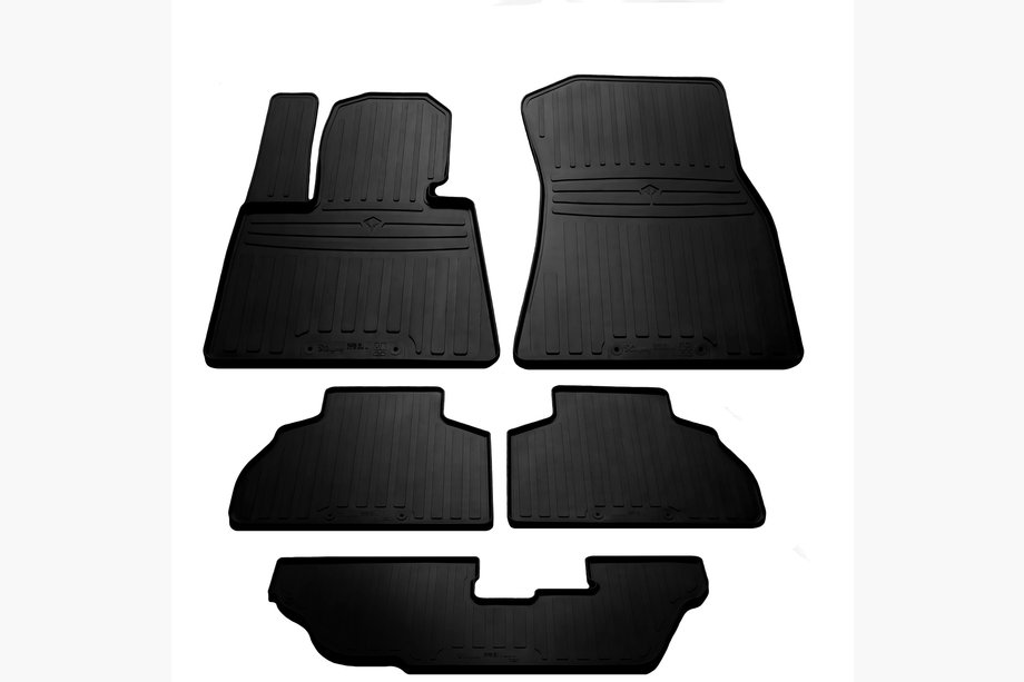 BMW X7 G07 2019- гг. Резиновые коврики (для 6-местного, Stingray Premium) Image