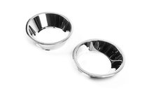 BMW X5 E53 1999–2006 гг. Накладки на противотуманные фары дорестайлинг (2 шт, пластик) фото 1