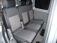 Volkswagen Caddy 2010-2015 гг. Авточехлы (Эко-кожа↗Ткань, Premium) фото 9