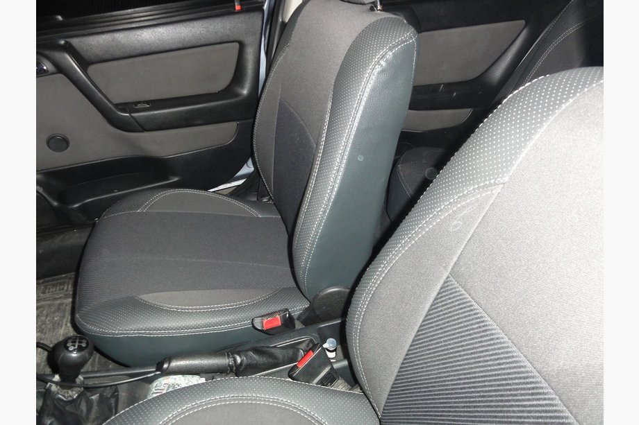 Opel Astra G classic 1998-2012 гг. Авточехлы (Эко-кожа↗Ткань, Premium) Image