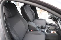 Renault Megane III 2009-2016 гг. Авточехлы (Экокожа↗Ткань, Premium) фото 5