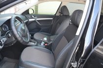 Skoda Octavia II A5 2006-2010 гг. Авточехлы (Эко-кожа↗Ткань, Premium) фото 2