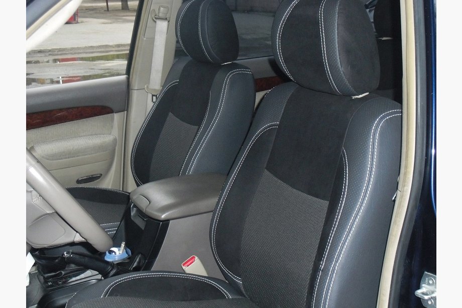 Toyota Land Cruiser Prado 120 2002-2009 гг. Авточехлы SoyuzAuto Premium Series Фото 1