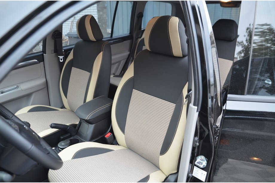 Mitsubishi Pajero Sport 2008-2015 гг. Авточехлы SoyuzAuto Premium Image