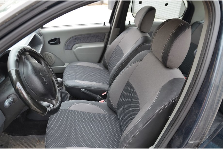 Renault Logan I 2005-2008 гг. Новинка! Авточехлы из экокожи Brothers Premium Image