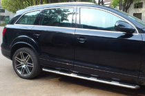 Audi Q7 2005-2015 гг. Боковые Подножки OEM (2 шт., Алюминий) фото 1