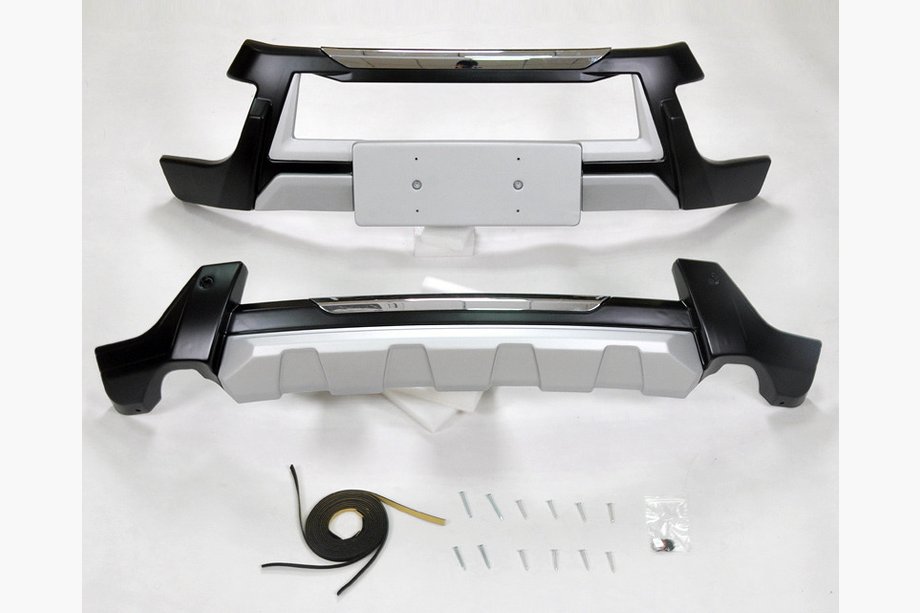Isuzu MU-X 2013- гг. Передние и задние накладки (2 шт) Image