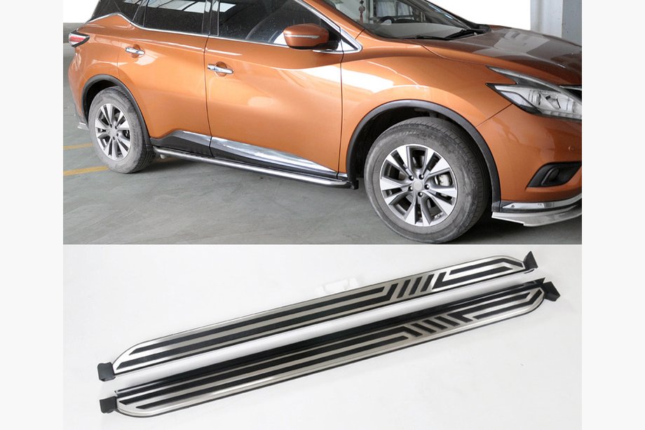 Nissan Murano 2014- гг. Боковые Подножки V2 (2 шт) Image