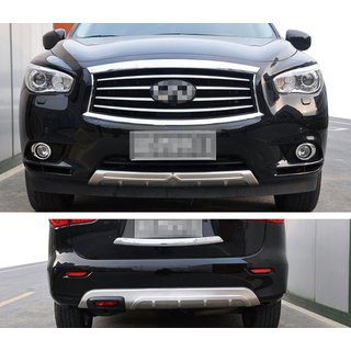 Передние и задние накладки (2 шт) Infiniti QX60 2016-2021 гг. фото 1