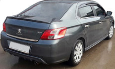 Peugeot 301 2012- гг. Задний спойлер (2012-2017, грунтованный) фото 1