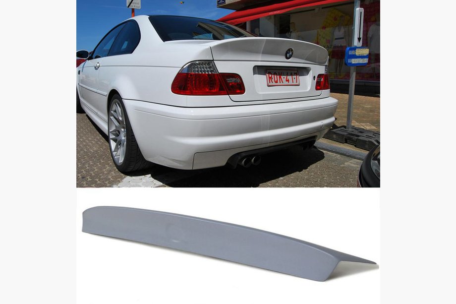 BMW 3 серия E46 1998-2006 гг. Спойлер Coupe (грунтованный под покраску) Image