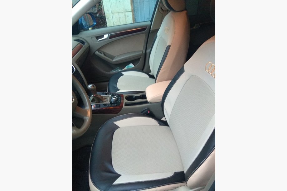 Audi A4 B8 2007-2015 гг. Авточехлы (Экокожа↗Ткань, Premium) Image