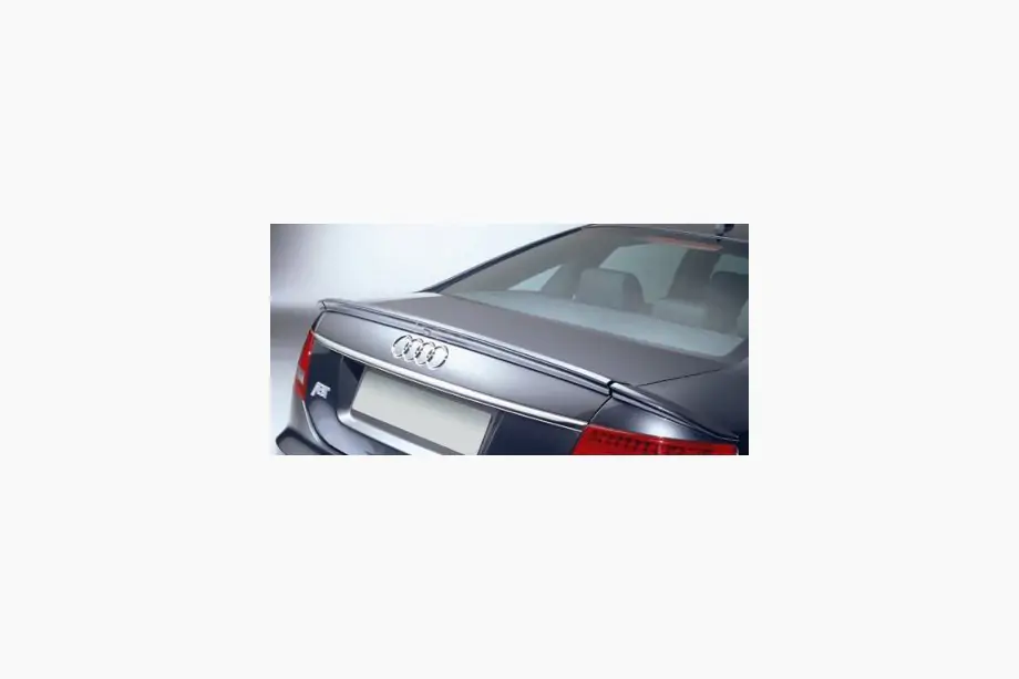 Audi A6 C6 2004-2011 гг. Задний спойлер (3 части, под покраску) Image