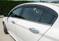 Fiat Tipo 2016- гг. Нижние молдинги стекол темный хром нержавейка фото 1