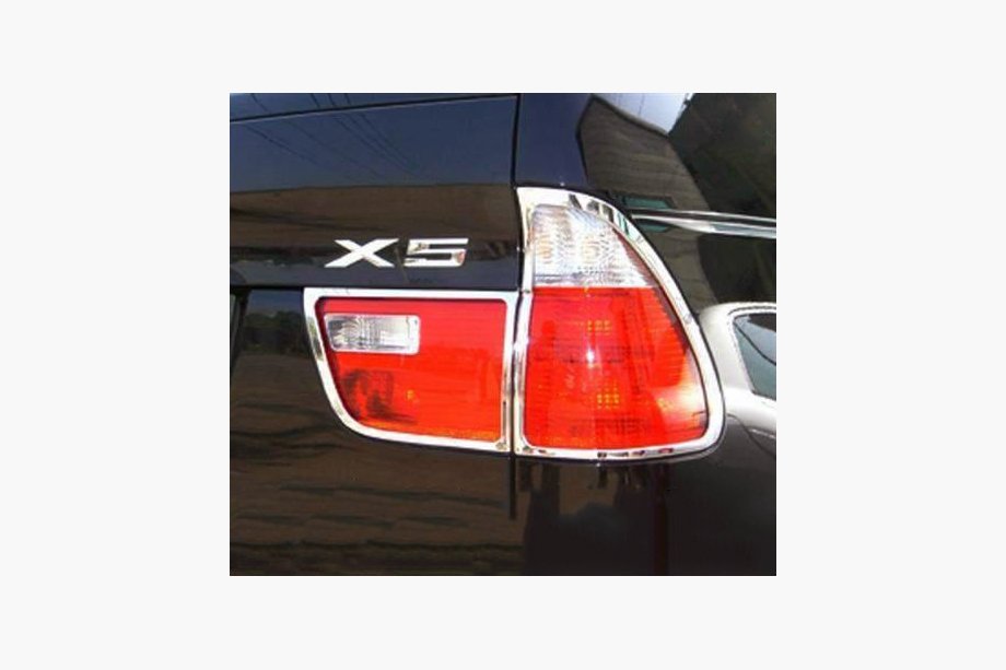 BMW X5 E53 1999–2006 гг. Хромированные Накладки на Задние Фонари (Пластик) Image
