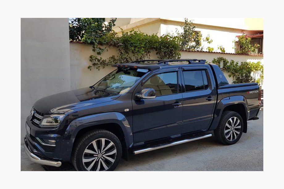 Volkswagen Amarok 2010-2022 гг. Боковые трубы (2 шт., нержавейка) 60мм Image