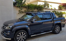 Volkswagen Amarok 2010-2022 гг. Боковые трубы (2 шт., нержавейка) 60мм фото 1