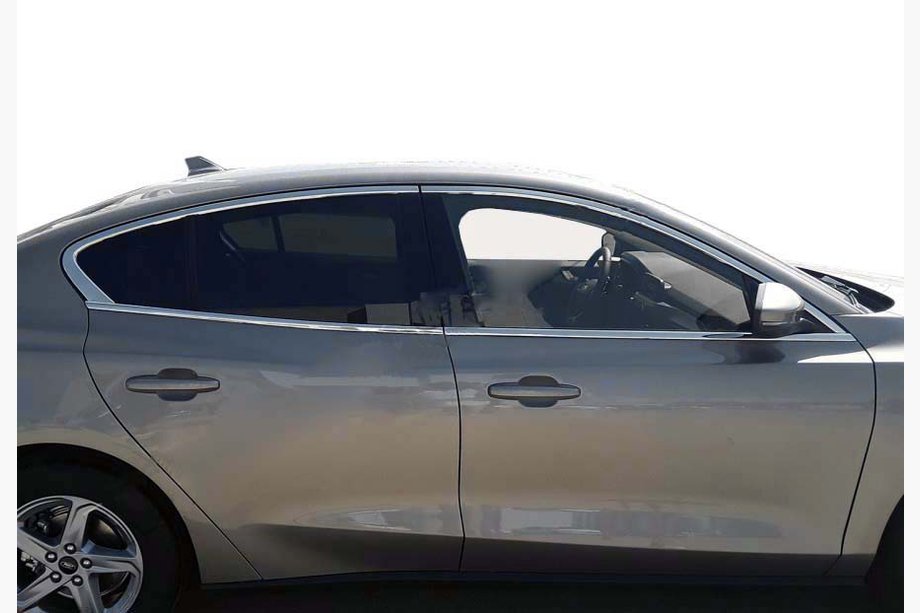 Ford Focus IV 2018- гг. Верхние молдинги стекол OmsaLine HB, SD (4 шт, нержавейка) Фото 4