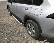 Toyota Rav 4 2019–2025 гг. Боковые Подножки Fullmond (2 шт., Алюминий) фото 1