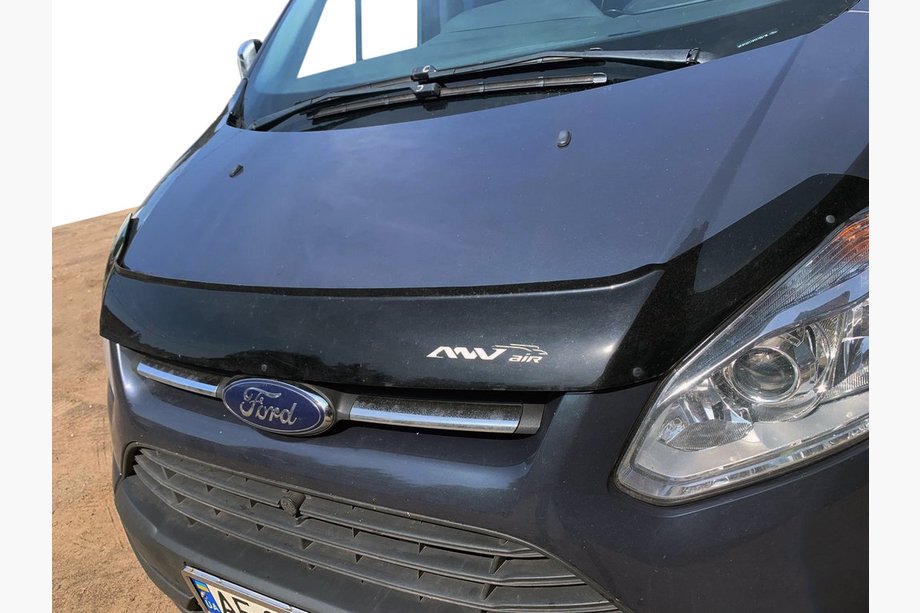 Ford Custom 2013-2022 гг. Дефлектор капота ANV Длинный (2013-2018) Image