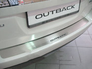 Subaru Outback 2009-2014 гг. Накладка на задний бампер Natanika (нержавейка) фото 1