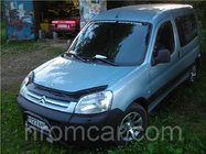 Citroen Berlingo 1996-2008 гг. Дефлектор капота FLY (2003-2008) фото 2