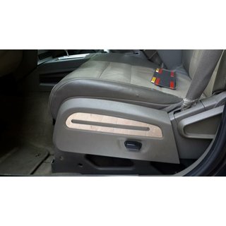 Хромированные накладки на сиденья (нержавейка) Dodge Nitro 2006-2011 гг. фото 2