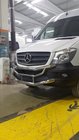 Mercedes Sprinter W906 2006–2018 гг. Защита переднего бампера OM3-2 (2013+, Нержавейка) фото 3