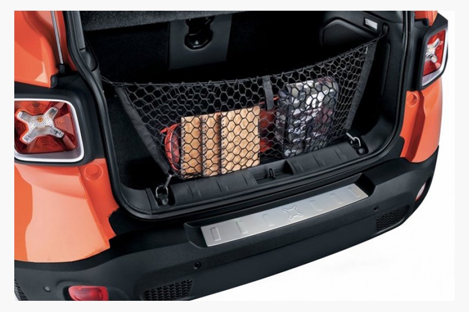 Jeep Renegade 2014- гг. Накладка на задний бампер нержавейка Image