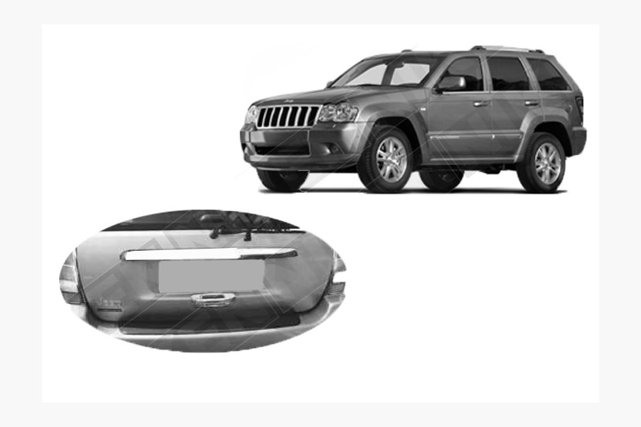 Jeep Grand Cherokee WJ 1999-2004 гг. Задняя накладка (пластик) Image