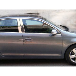 Накладки на дверные стойки из нержавеющей стали BMW 3 серия F30/F31 2012-2019 гг. фото 2