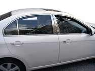Chevrolet Epica 2006-2014 гг. Накладки на стойки из нержавеющей стали фото 1