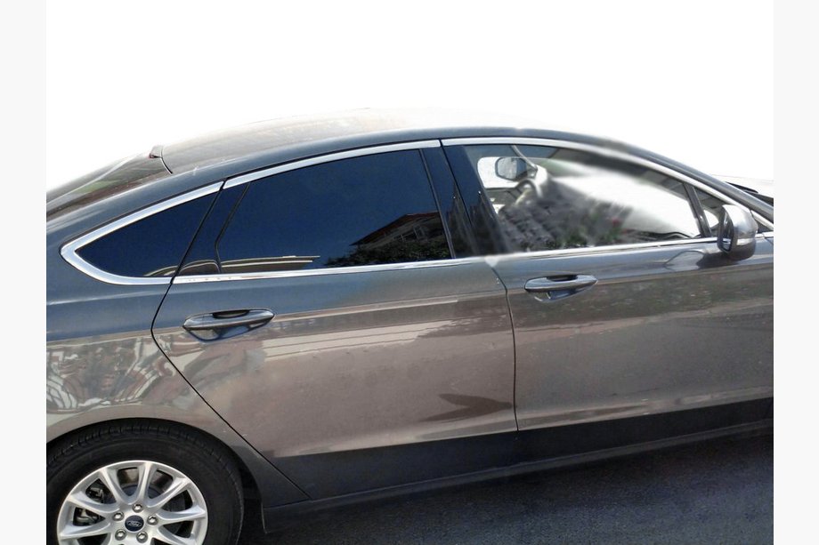 Ford Mondeo 2014-2022 гг. Полный комплект окантовки окон нержавейка (12 шт) Image