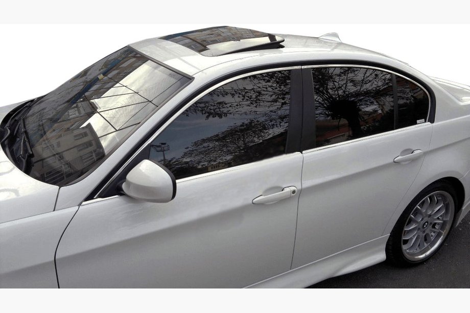 BMW 3 серия E90/E91 2005-2011 гг. Нижняя окантовка окон нержавейка Image