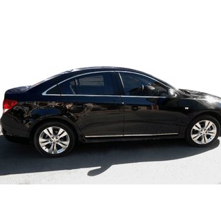 Хромированные Накладки на Дверные Молдинги (Нержавейка) Chevrolet Cruze 2009–2015 гг. фото 1