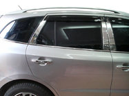 Hyundai Santa Fe 2 2006-2012 гг. Накладки на дверные стойки из нержавеющей стали (6 шт) фото 3