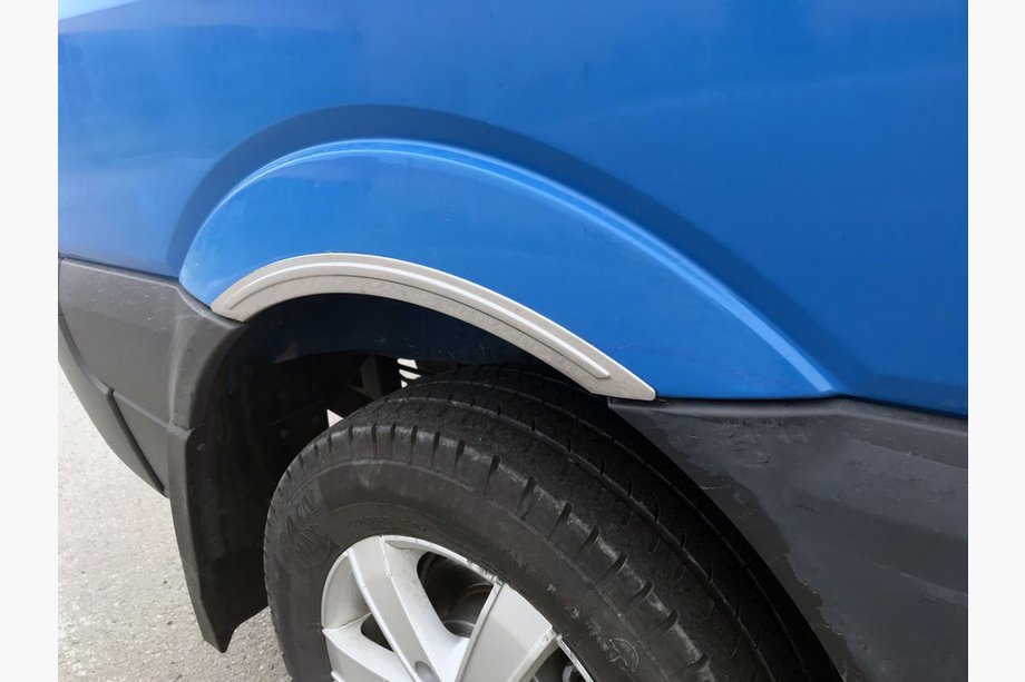 Volkswagen Crafter 2006-2016 гг. Узкие накладки на арки нержавейка (4 шт) Image