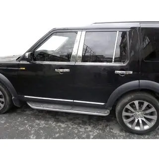 Окантовка окон Нержавеющая сталь (4 шт.) Land Rover Discovery IV 2009-2017 гг. фото 1