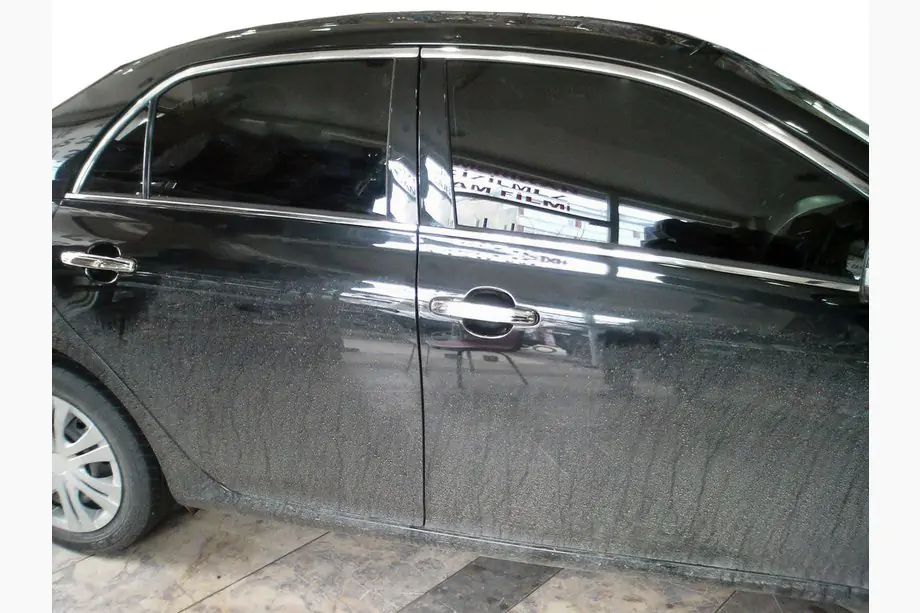 Toyota Corolla 2007-2013 гг. Верхние молдинги стекол нержавейка (4 шт) Image
